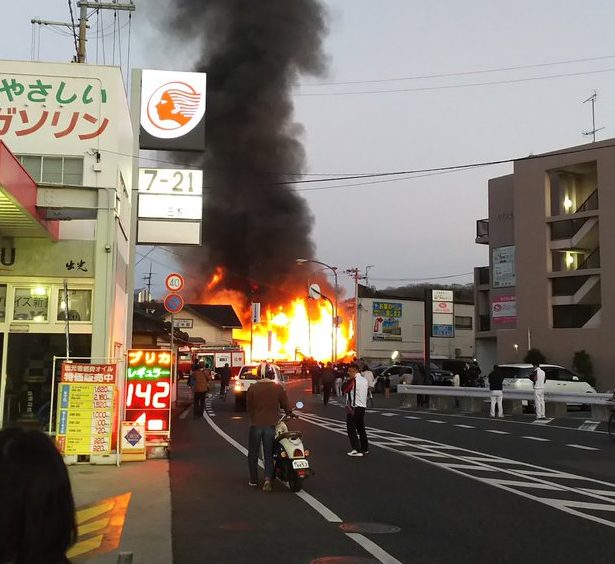 三木駅付近で火事 原因は放火 近所の人が言ってた 爆発してるしやばすぎ ひま速